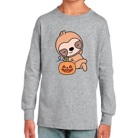 

Cute Sloth W Pumpkin Long Sleeve Toddler -Image by Shutterstock 3 Toddler