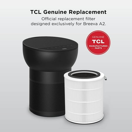 TCL - Air Purifier True HEPA Replacement Filter for Breeva A2 - White