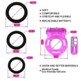 thumbnail image 2 of 1 Uds. Anillo para el pene, traje de cinco piezas, anillo de choque, anillo de esencia de bloqueo de silicona, juguete sexual con retardo de tiempo oso de fresa Electrónica, 2 of 5