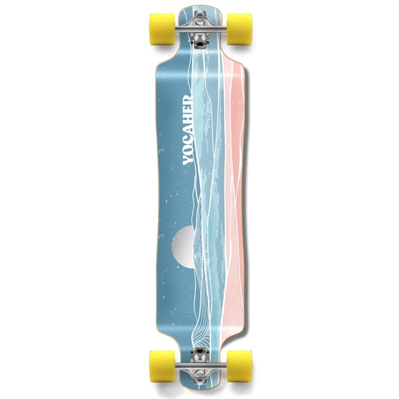 Yocaher Lowrider Longboard Complete - Horizon Night