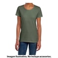 thumbnail image 2 of Playera Fruit Of The Loom para Mujer, Cuello Redondo Básica de Manga Corta Verde Talla 2EG, 2 of 4