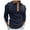 Dark Blue, variant on Vedolay Men Polo Shirt Casual Zipper Solid Long Sleeve Polos Shirt Mens Tops Dark Blue,3XL