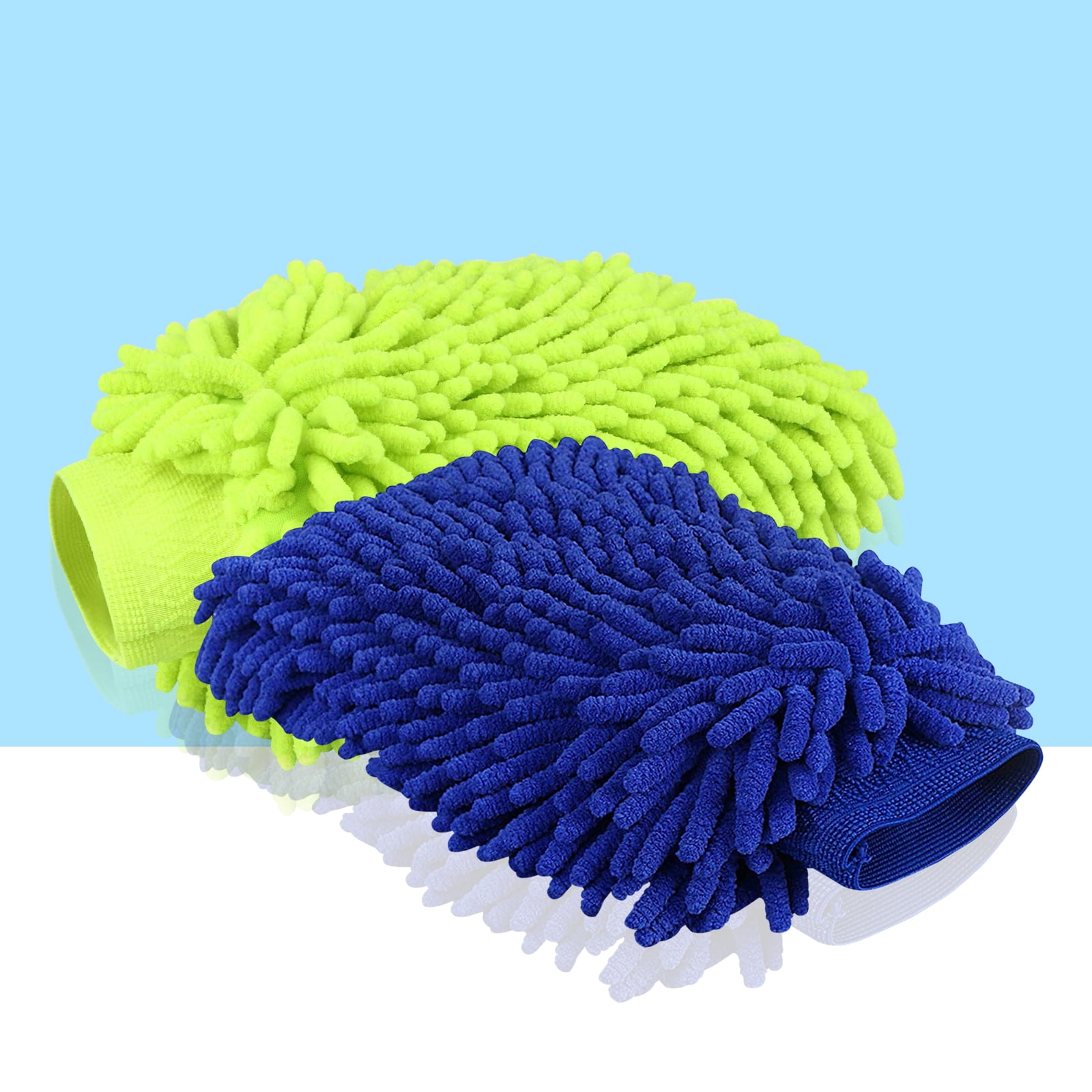 Details about   Car Wash Mitts Microfiber Chenille Wash Mitt 2 Pack Cleaning Gloves Dusting Mitt 
