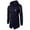 BH224 Navy, variant on Curuila Mens Hoodies Solid Color Long Sleeve Zipper Pullover With Pocket Fashion Warm Autumn Winter Sweatshirt Black Size L