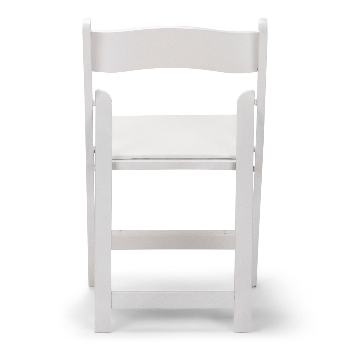 Titan Series Wood Folding Chair - White - 4 Pack