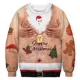 thumbnail image 3 of Suéter navideño feo unisex para hombres y mujeres, sudaderas con capucha con estampado divertido en 3D, suéteres de otoño e invierno 2020, jerséis, tops, 3 of 5