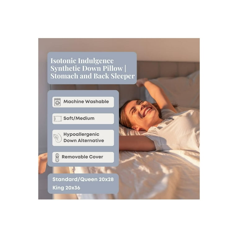 Indulgence back stomach 2025 sleeper pillow