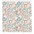thumbnail image 2 of Ambesonne Geometric Shower Curtain, Abstract Funny Dots Print, 69"Wx70"L, Sand Brown, 2 of 4