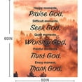 thumbnail image 4 of Healing Spiritual Blanket Gifts, Christian Bible Verse Throws Blanket, Religious Prayer Soft Flannel Blankets, Get Well Soon Bed Blanket Gifts with Inspirational Thoughts & Hugs 50"X 60", 4 of 6