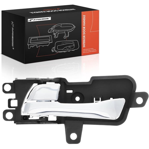 A-Premium Front or Rear Left Driver Side Interior Door Handle Compatible with Hyundai Sonata 2011 2012 2013 2014, Chrome, Replace# 826103S010