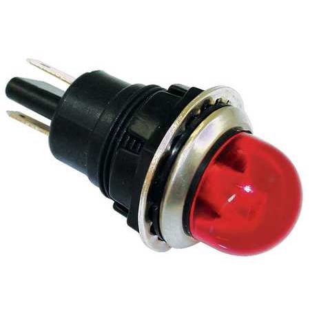 - DAYTON 22NY60 Raised Indicator Light,Red,120V