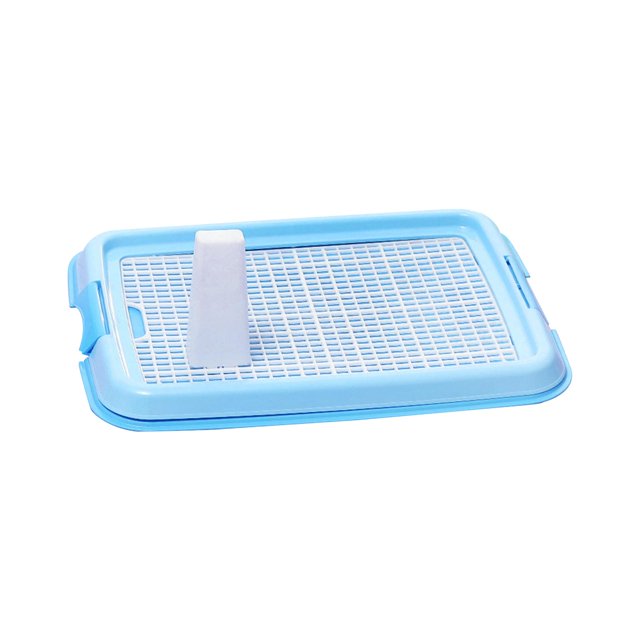Pet Training Toilet Tray Loo Pad Bandeja De Arena Para Perros Reutilizable Potty Trainer Azul Sunnimix Inodoro con bandeja de arena