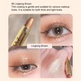 thumbnail image 4 of Kmbangi Eyeshadow Stick Waterproof Long Lasting Shimmer Eye Shadow Pencils with Sponge Applicators Highlighter Makeup Tool, 4 of 4