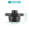 thumbnail image 4 of Unique Bargains 2pcs Upper Rubber Cushion Bushing Radiator Mount Insulator No.16523-20020 for Toyota Camry 2007-2011, 4 of 6