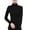 Black, variant on Thermal Underwear Top for Women Basic Lightweight Layering Turtle Neck Long Sleeve Shirt Winter Base Layer