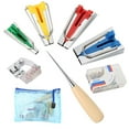 thumbnail image 1 of Binder Foot Set, Binding Tool Set, +  Wooden Cone For Sewing Knitting 4 Binding Tool Set,5 Binding Tool Set, 1 of 8