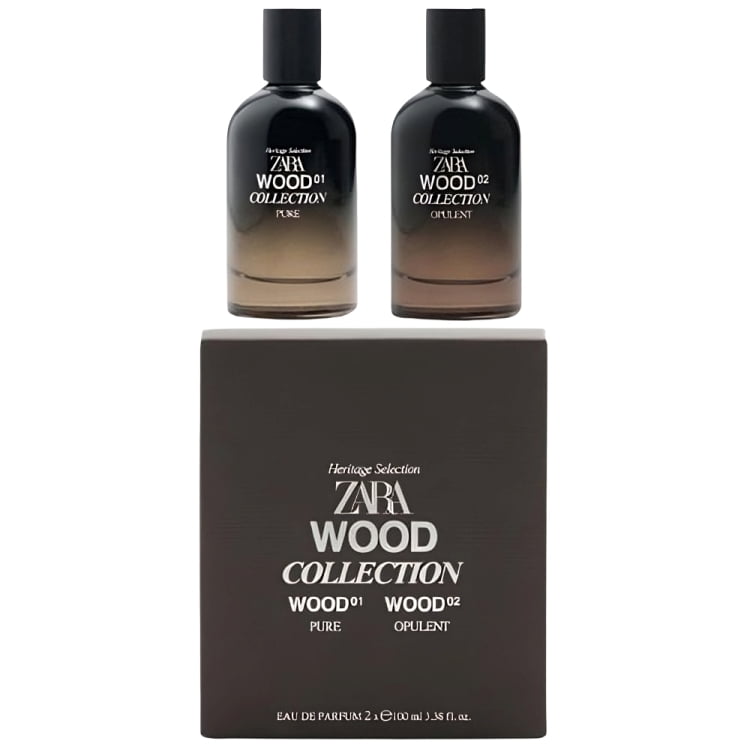香水2点セット ジャガー ZARA 廃盤 メンズ ウッディ フレッシュ Zara Wood Collection 01 & 02 Perfume Unisex EDP Set 2x 100ML (3.38