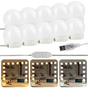 EEEkit LED Vanity Lights for Mirror, Hollywood Lighted Makeup Mirror Light, Dimmable Light