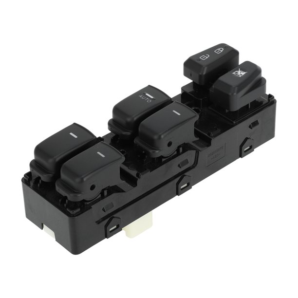 Interruptor de ventana eléctrica Unique Bargains No. 935703S000RY para el lado del conductor delantero izquierdo para Hyundai Sonata 2011-2014 Negro