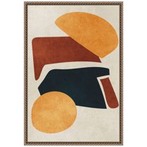 Amanti Art Earth Tone Framed Canvas Wall Art Print