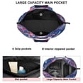 thumbnail image 3 of Blue Pioneer Flower and Paisley Pattern Travel Tote Bags for Women Carry On,Large Weekender Bags for Women Travel,Multi Functional Duffle Bag for Work,Shopping,Sports, 3 of 5