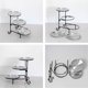 thumbnail image 4 of Three Layer Fruit Basket Stainless Steel Fruit Basket Modern Multi Layer Fruit Snack Storage Basket Silvery, 4 of 4