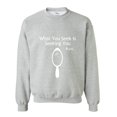 thumbnail image 1 of Novelty Sweatshirt Rumi Poetry What You Seek  Artix Unisex Crewneck Sweatshirt, 1 of 5