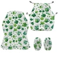 thumbnail image 2 of Jiueut Green Shamrock Beer Pattern Gaming Chair Cover Set of 4, Breathable Rotating Chair Slipcovers High Back Computer Chair Protector with Armrest Covers Saint Patrick's Day Decor, 2 of 7