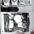thumbnail image 6 of Spec-D Tuning Chrome Housing Clear Lens LED Tail Lights Compatible with 2003-2006 Chevy Silverado 1500/1500HD/2500/2500HD, 2004-2006 Chevy Silverado 3500, Left + Right Pair Assembly, 6 of 7