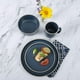 thumbnail image 4 of Juego de vajilla de cocina Gibson Home Zuma, 16 piezas, azul cobalto, 4 of 6