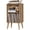 Oak, variant on LELELINKY Record Player Stand with 4 Vertical Compartments + Large Storage, Holds 160 Albums, Mid-Century Turntable Cabinet with Wood Legs, Walnut