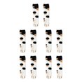 thumbnail image 3 of Minnieouse Calcetines de mujer, calcetín cálido para zapatillas informales de felpa, calcetín para dormir para otoño e invierno, suelo de casa Blanco negro 5piezas Minnieouse CBP168328, 3 of 6