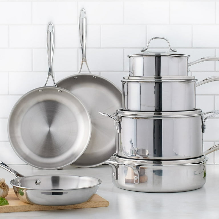 Henckels 11-Piece Stainless Steel Tri-Ply Clad Cookware Set