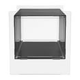 thumbnail image 5 of Modern Acrylic Nightstand Side Table with Storage Shelf Clear Bedside Table End Table for Living Room Bedroom (Black), 5 of 12