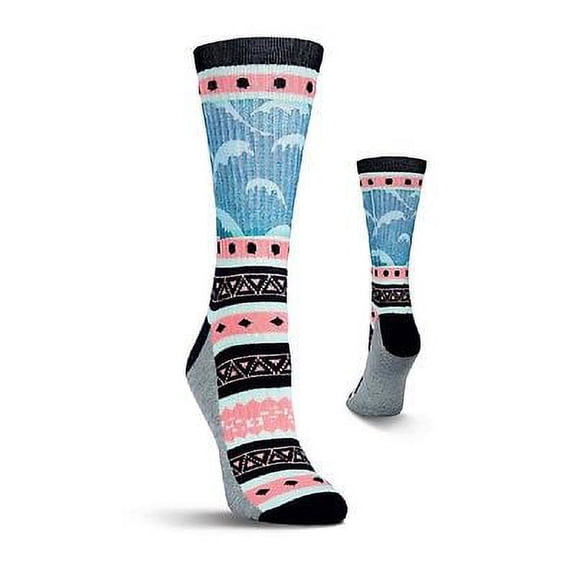 K. Bell KurB Women's Ebb & Flow Sub Crew Socks One Size - KRW16H032-01