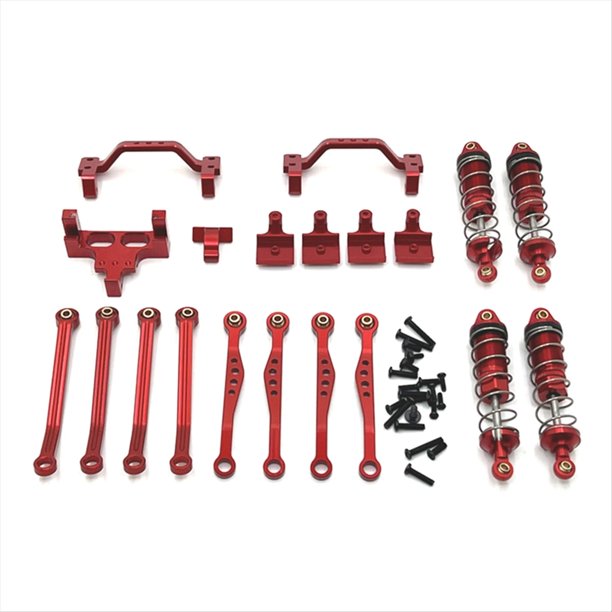Conjunto Asiento Barra Tracción para Engranaje Dirección Suspensión Suspensión Actualización Coche RC para 1/16 C64 C74 Piezas Actualización Coche RC B