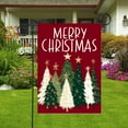 thumbnail image 6 of Merry Christmas Tree Garden Yard Flags 12x18 Double Sided- Small Xmas Pine Welcome Flag for Winter Xmas Holiday Yard Outside, 6 of 6