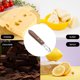 thumbnail image 2 of GOOHOCHY 2 unids molinillo de queso de acero inoxidable Práctico frutal rallador mango de madera limón zester cocina suministros, 2 of 8