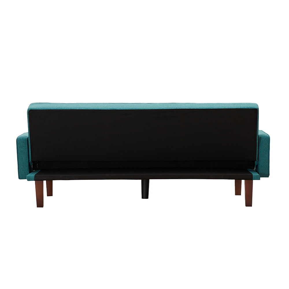 Kepooman Modern Futon Sofa Convertible Sofa Bed, 3-Seat Multi-function Sofa Couch, Green Kepooman Modern Futon Sofa Convertible Sofa Bed, 3-Seat Multi-function Sofa Couch, Green