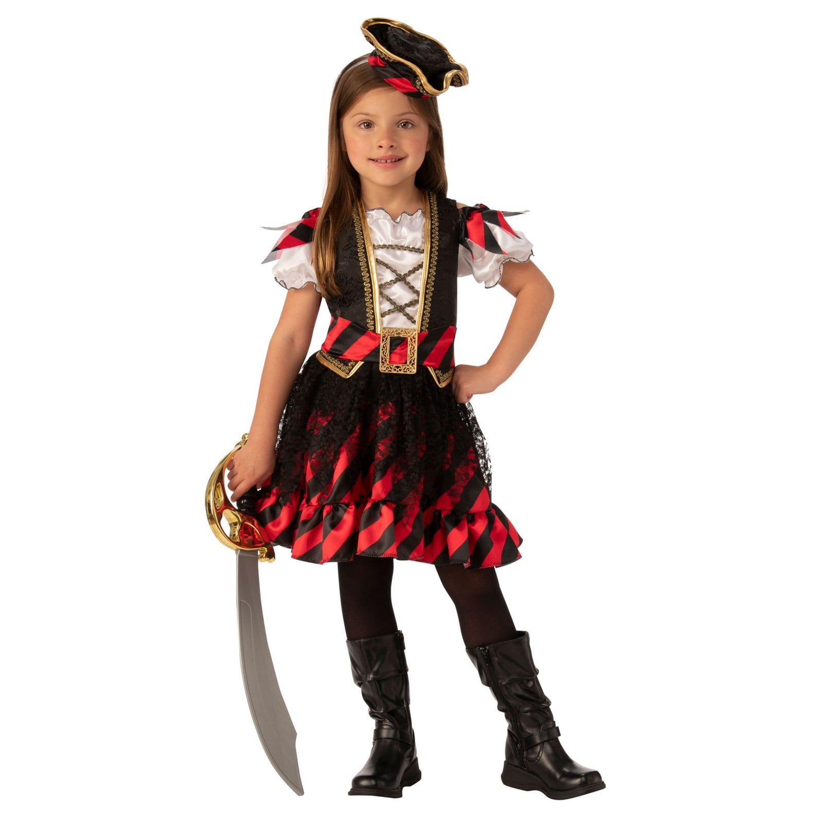 Pirate Kids Costume Ship Mate Fancy Dress Book Week Girls 