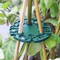 thumbnail image 4 of Garden Plant Support Frame with Bamboo Tray, Plastic Coated Steel Pipe Fixing Rack, Climbing Vine Trellis for Potted Flowers, Sturdy Support Stake for Outdoor Plants, 4 of 6