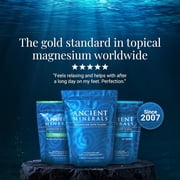 Ancient Minerals Magnesium Bath Flakes Ultra with OptiMSM for Post-Workout Soak, Unscented, 1.65 lbs
