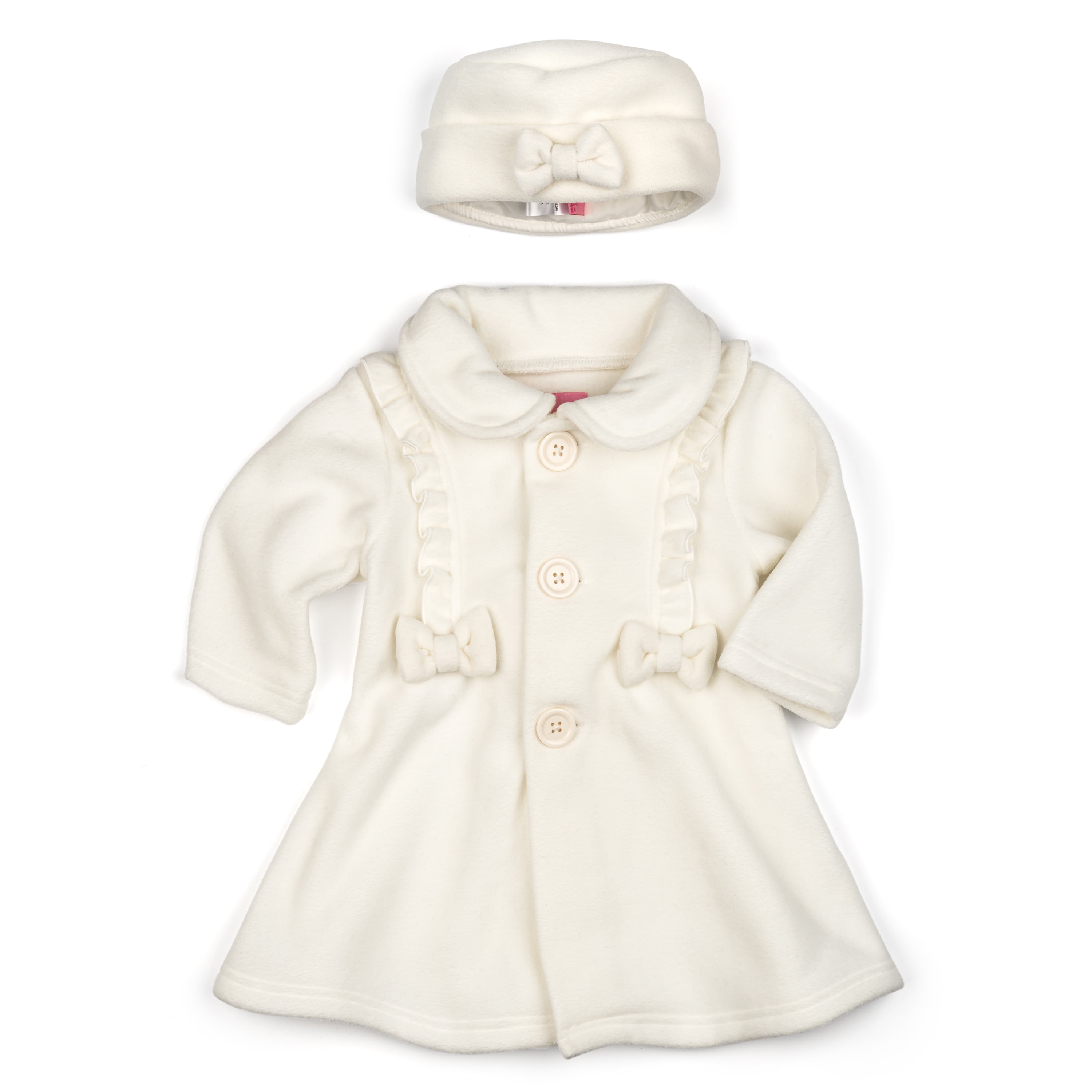 baby girl matching coat and hat