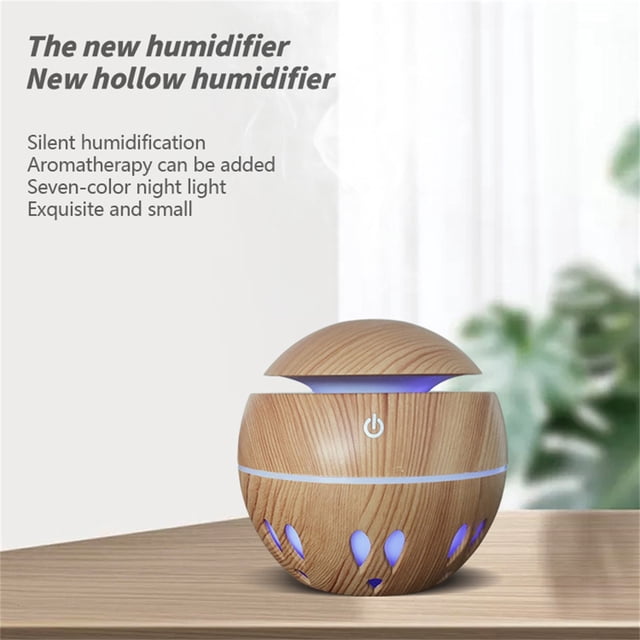 Humidificador 130ML Difusor de Aceite Aromático Difusor de Aromaterapia Humidificador de Niebla Fría AHeartcove JSQ221124-0062A