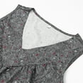 thumbnail image 3 of Franhais Women Short Sleeve Top, Floral Pattern Loose V-Neck Outfit, Sleeveless Tank Top, 3 of 5