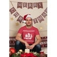 thumbnail image 3 of Old Glory Mens Big Pirate Ship Ugly Christmas Sweater Short Sleeve T Shirt, 3 of 6