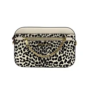 Michael Kors Jet Set Large East West Zip Chain Crossbody Handbag (Cream)