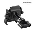 thumbnail image 2 of Motorcycle Handlebar Mount Phone Holder Adjustable Aluminum Alloy Stand Shock-proof Mounted Mobile Cell Clip Cradle Support, 2 of 9