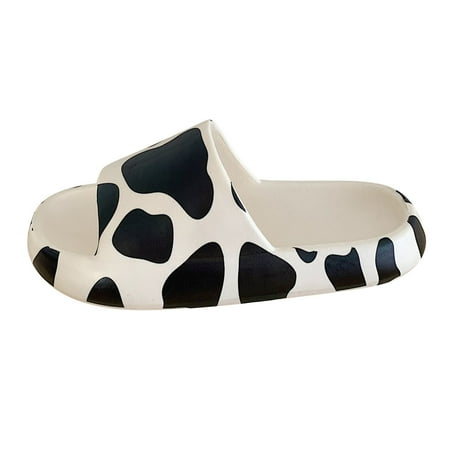 

Qufokar Womens Riding Boots Wide Calf Mystique Sandals for Women Women Platform Slippers Home Slippers Outdoor Cute Cow Pattern Beach Bathroom Slippers Fashion Casual Home Sandals Slippers