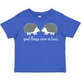 thumbnail image 3 of Inktastic Twin Hedgehogs Baby Gift Boys or Girls Toddler T-Shirt, 3 of 5
